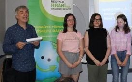 Vyhlášení vítězů soutěže Recyklohraní