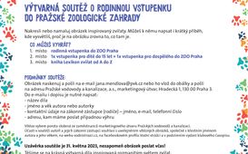 Výtvarná soutěž o vstupenky do pražské ZOO