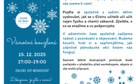 Virtuální workshop pro děti - Vánoční kouzlení